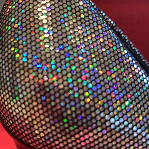 TAMARA MELLON LIMELIGHT DISCO BALL LEATHER PUMPS W/ CONTRASTING BLACK HEEL 8.5 - Picture 10 of 16